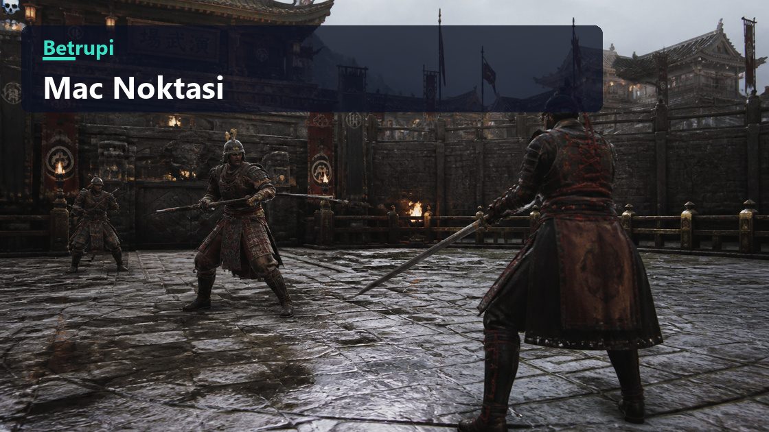 Maç Noktası arenasında iki kişilik takımların karşılıklı konumlandığı hızlı tur görünümü